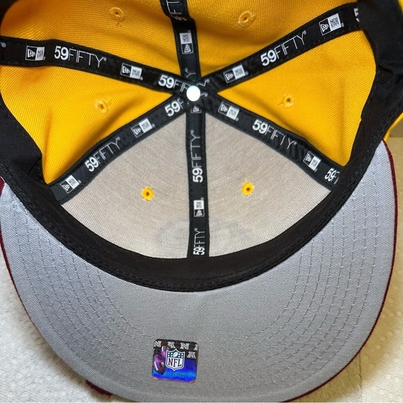 Washington Redskins NFL New Era 59fifty Fitted Hat Cap Historic Retro Throwback - Picture 8 of 9